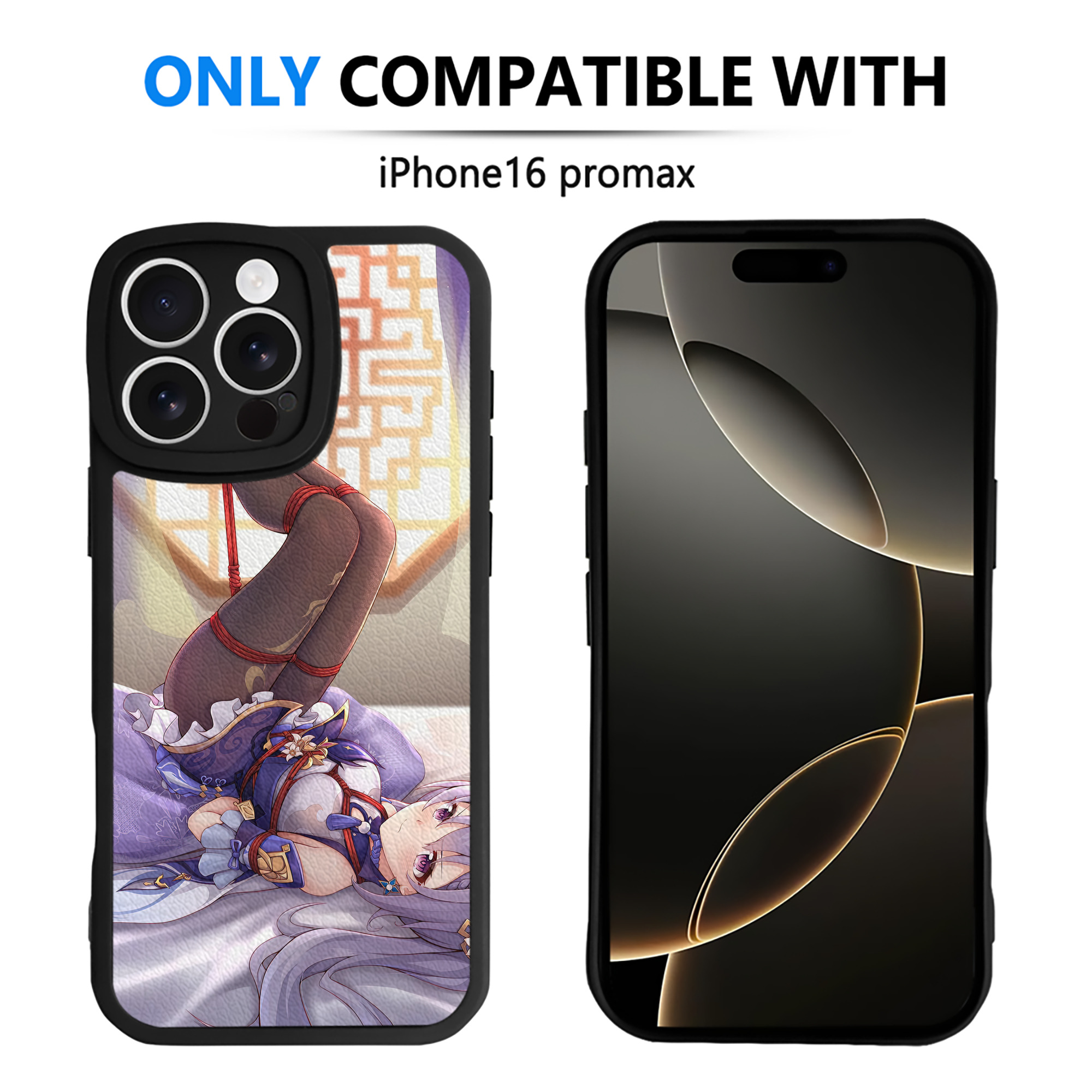 げんし神 genshin 【iPhone 16シリーズ対応】シリコンスマホケース（レザー調） 材質：シリコン